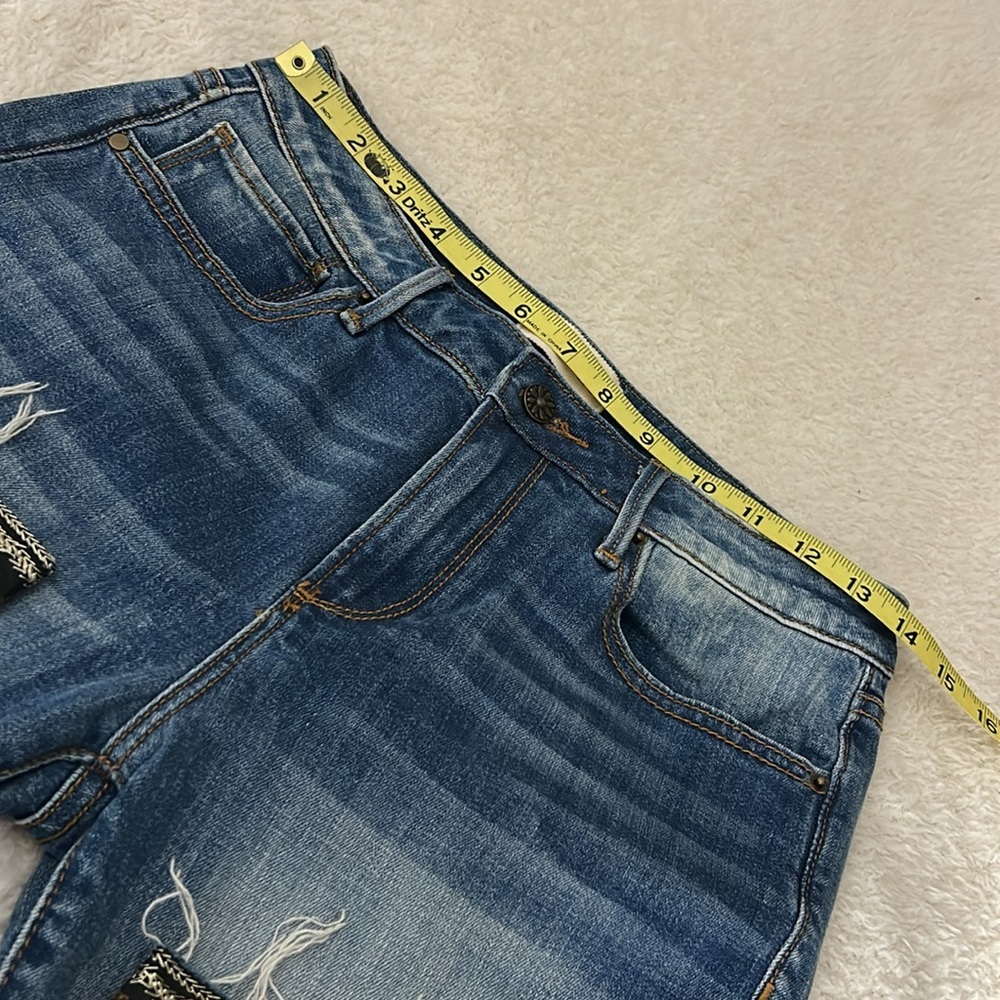 Driftwood Colette Embroidered Jeans Size 27 - Picture 11 of 13